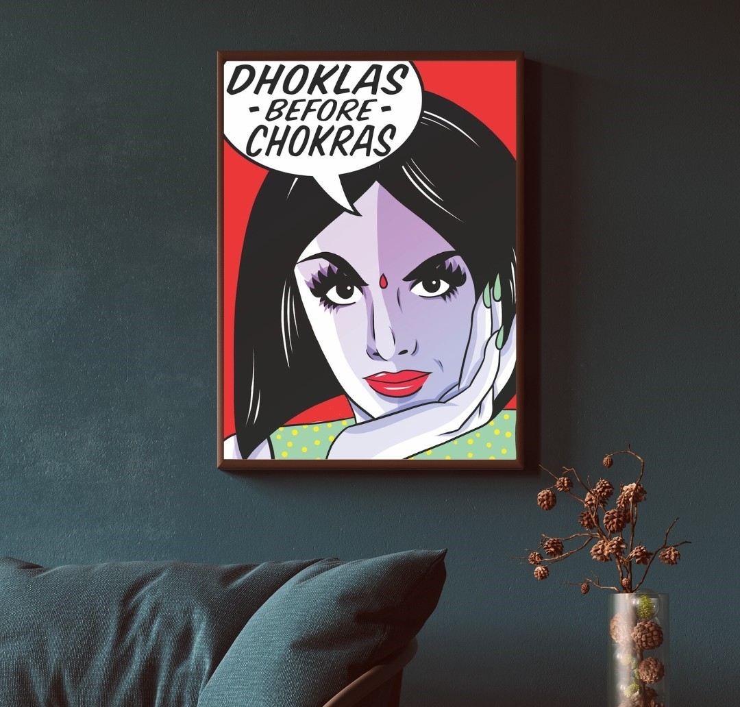 DHOKLAS BEFORE CHOKRAS